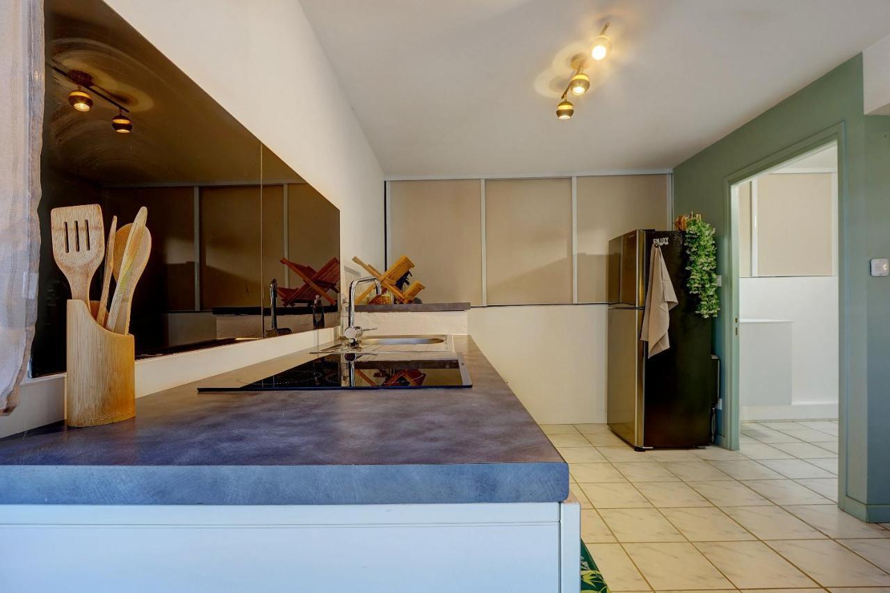 Zoizo Vert - Studio Au Calme Avec Jardin - St Leu Saint-Leu Exteriör bild